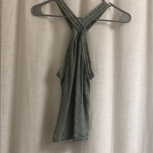 Green Free People Tank